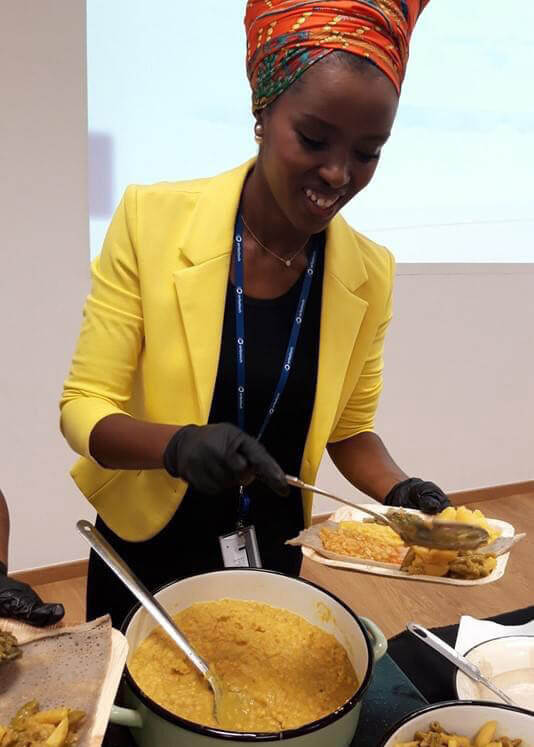 Orbotech employees in Israel celebrate Ethiopian culture and food
