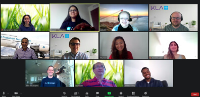 The Mosaic Steering Committee meeting virtually while sheltering in place.