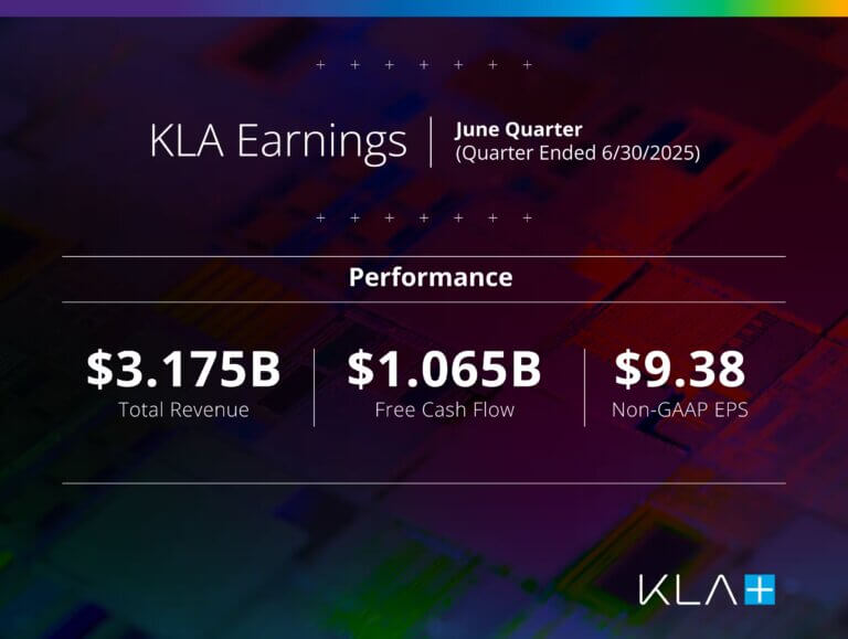 KLA June quarter earnings
