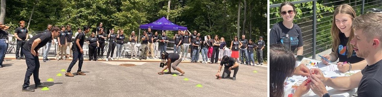 Employees in Ann Arbor, Michigan support STEM during KLA Foundation's Global Volunteer Week.