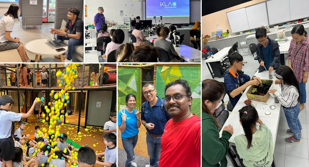 KLA Singapore Employees Volunteer at Local School