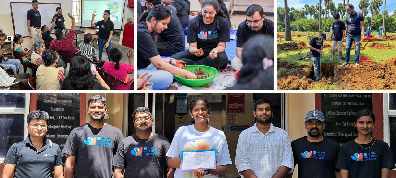 Employees support humanitarian and environmental initiatives during KLA Global Volunteer Week.