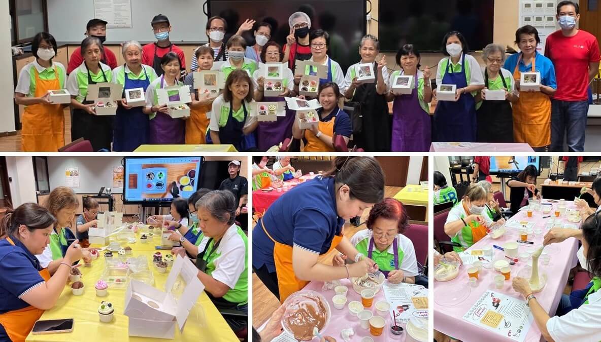 Employees help school children interact with older adults during KLA Foundation's Global Volunteer Week.
